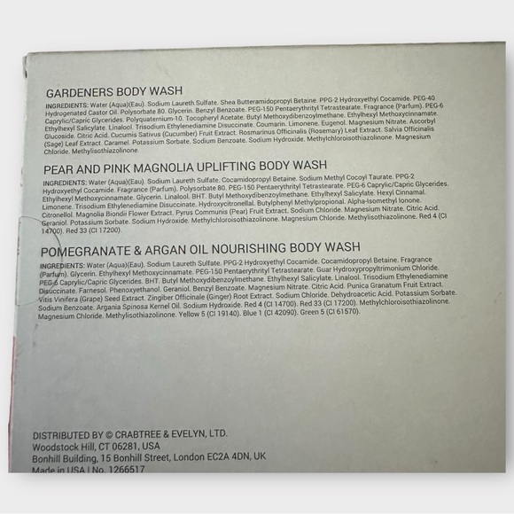 Crabtree & Evelyn NIB 3 x 50ml Body Wash Set - Picture 6 of 6